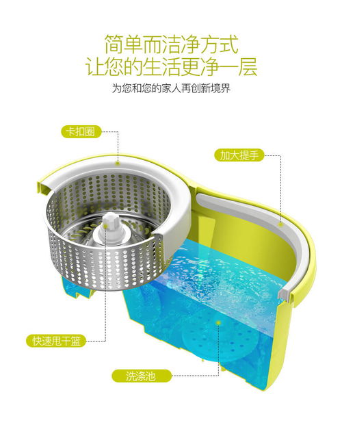 正品太太樂旋轉拖把 五年包換承諾，三頭煥新體驗